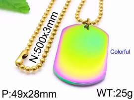 SS Gold-Plating Necklace