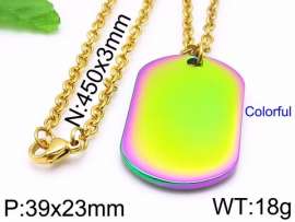SS Gold-Plating Necklace