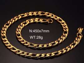 SS Gold-Plating Necklace