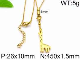 SS Gold-Plating Necklace