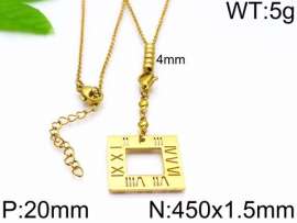 SS Gold-Plating Necklace
