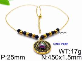SS Gold-Plating Necklace