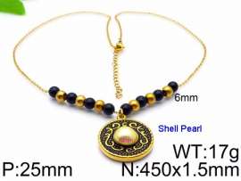 SS Gold-Plating Necklace