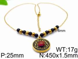 SS Gold-Plating Necklace