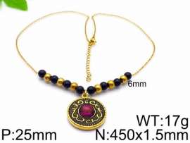 SS Gold-Plating Necklace
