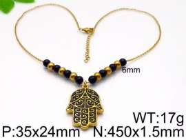 SS Gold-Plating Necklace