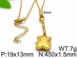 SS Gold-Plating Necklace