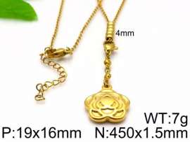 SS Gold-Plating Necklace
