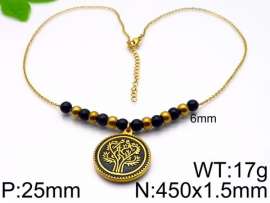 SS Gold-Plating Necklace
