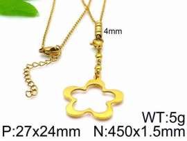 SS Gold-Plating Necklace