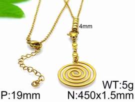 SS Gold-Plating Necklace