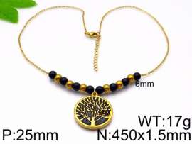 SS Gold-Plating Necklace