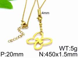 SS Gold-Plating Necklace