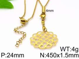 SS Gold-Plating Necklace