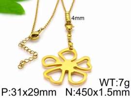 SS Gold-Plating Necklace