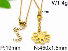 SS Gold-Plating Necklace