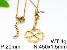 SS Gold-Plating Necklace