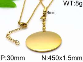 SS Gold-Plating Necklace