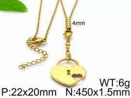 SS Gold-Plating Necklace