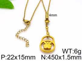 SS Gold-Plating Necklace