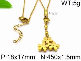 SS Gold-Plating Necklace