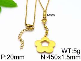 SS Gold-Plating Necklace