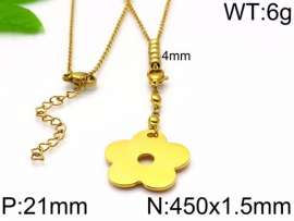 SS Gold-Plating Necklace