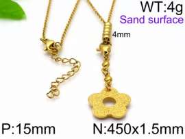 SS Gold-Plating Necklace