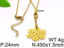 SS Gold-Plating Necklace