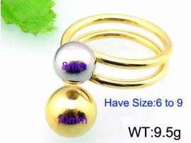 Stainless Steel Gold-plating Ring