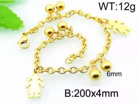 Stainless Steel Gold-plating Bracelet