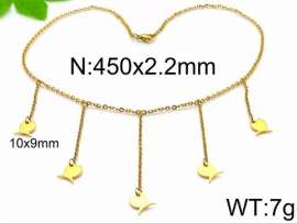 SS Gold-Plating Necklace