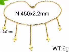 SS Gold-Plating Necklace
