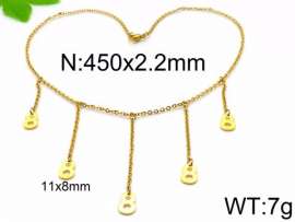 SS Gold-Plating Necklace