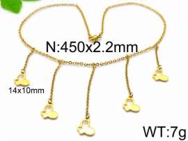 SS Gold-Plating Necklace