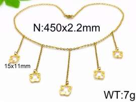 SS Gold-Plating Necklace