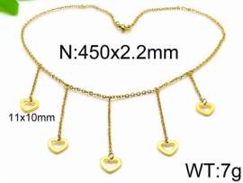 SS Gold-Plating Necklace