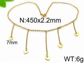 SS Gold-Plating Necklace