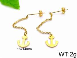 SS Gold-Plating Earring