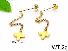 SS Gold-Plating Earring