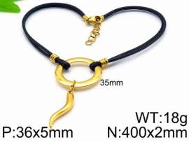 SS Gold-Plating Necklace