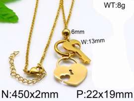 SS Gold-Plating Necklace