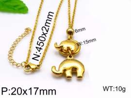 SS Gold-Plating Necklace