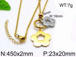SS Gold-Plating Necklace