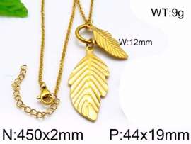SS Gold-Plating Necklace