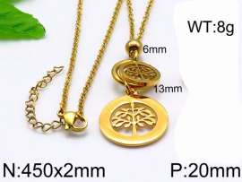 SS Gold-Plating Necklace