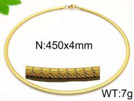 SS Gold-Plating Necklace
