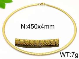 SS Gold-Plating Necklace