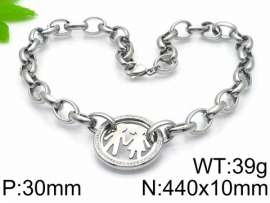 Stainless Steel Stone Necklace
