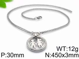 Stainless Steel Stone Necklace
